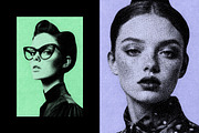 Colored Halftone Photo Effect, a Layer Style Add-On by Design Squad (Thumbnail 2 of 6)