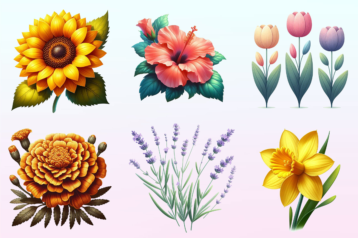 Watercolor Flowers Clipart Bundle, a Graphic by CitraGraphics (Photo 2 of 4)