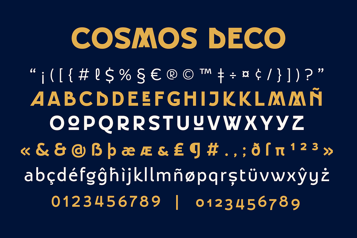 Cosmos Deco, a Sans Serif Font by Sudtipos (Photo 3 of 7)