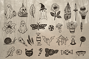 Creepy Little Things clipart, a Seasonal Illustration by RaDavCrafts (Thumbnail 4 of 12)