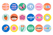 Dopamine Daily Planner Stickers, an Object Graphic by Zeukaa (Thumbnail 3 of 11)
