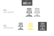 UXIcons Design: 30 Furniture icons, an Outline Icon by Foxyard studio (Thumbnail 3 of 4)