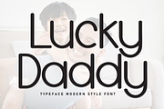 Lucky Daddy | Script Font, a Script Font by Scratchones (Thumbnail 1 of 8)