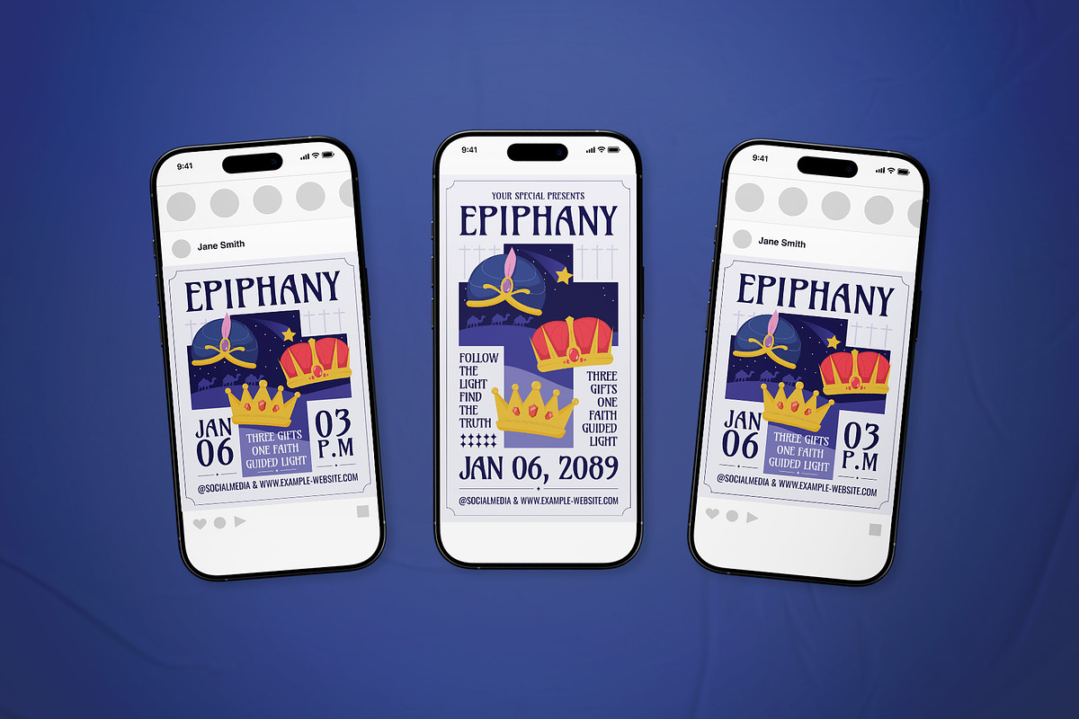 Epiphany Event Flyer Set, a Flyer Template by The Good Store (Photo 2 of 2)