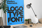 Folkra - Geometric Logo Font, a Sans Serif Font by Pekotype (Thumbnail 11 of 15)