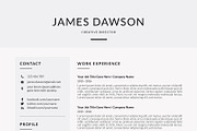 Clean Resume, a Resume Template by Mr-Template (Thumbnail 3 of 6)