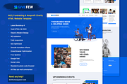 Nonprofit Charity Website Template, a Websites & App Template by DotThemes (Thumbnail 1 of 2)