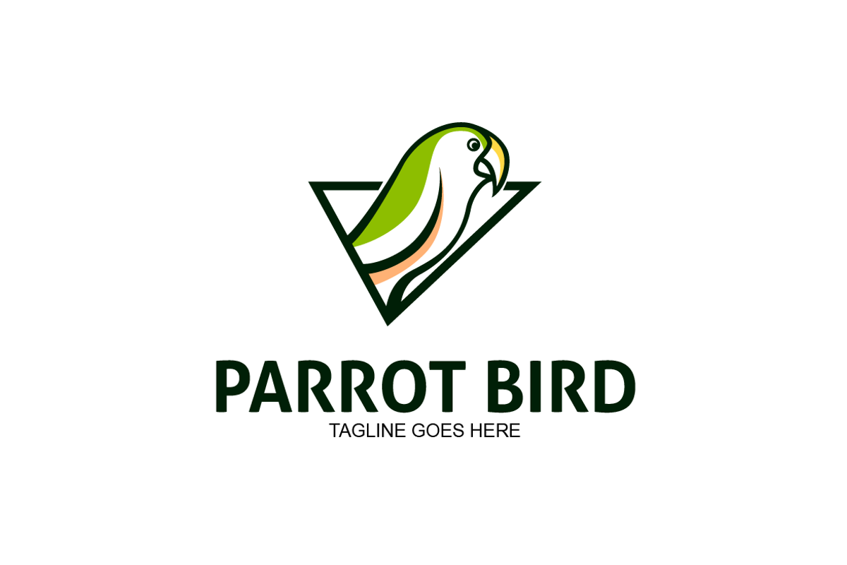 Parrot Bird Logo Template, a Branding & Logo Template by Twelve.std (Photo 2 of 3)