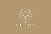 Therapy Lotus Flower Logo Wellness, a Branding & Logo Template by Signatoro (Thumbnail 3 of 3)
