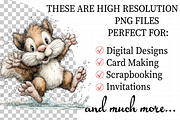 Watercolor Spring Squirrel Clipart, an Illustration by Daily.Designs (Thumbnail 2 of 8)