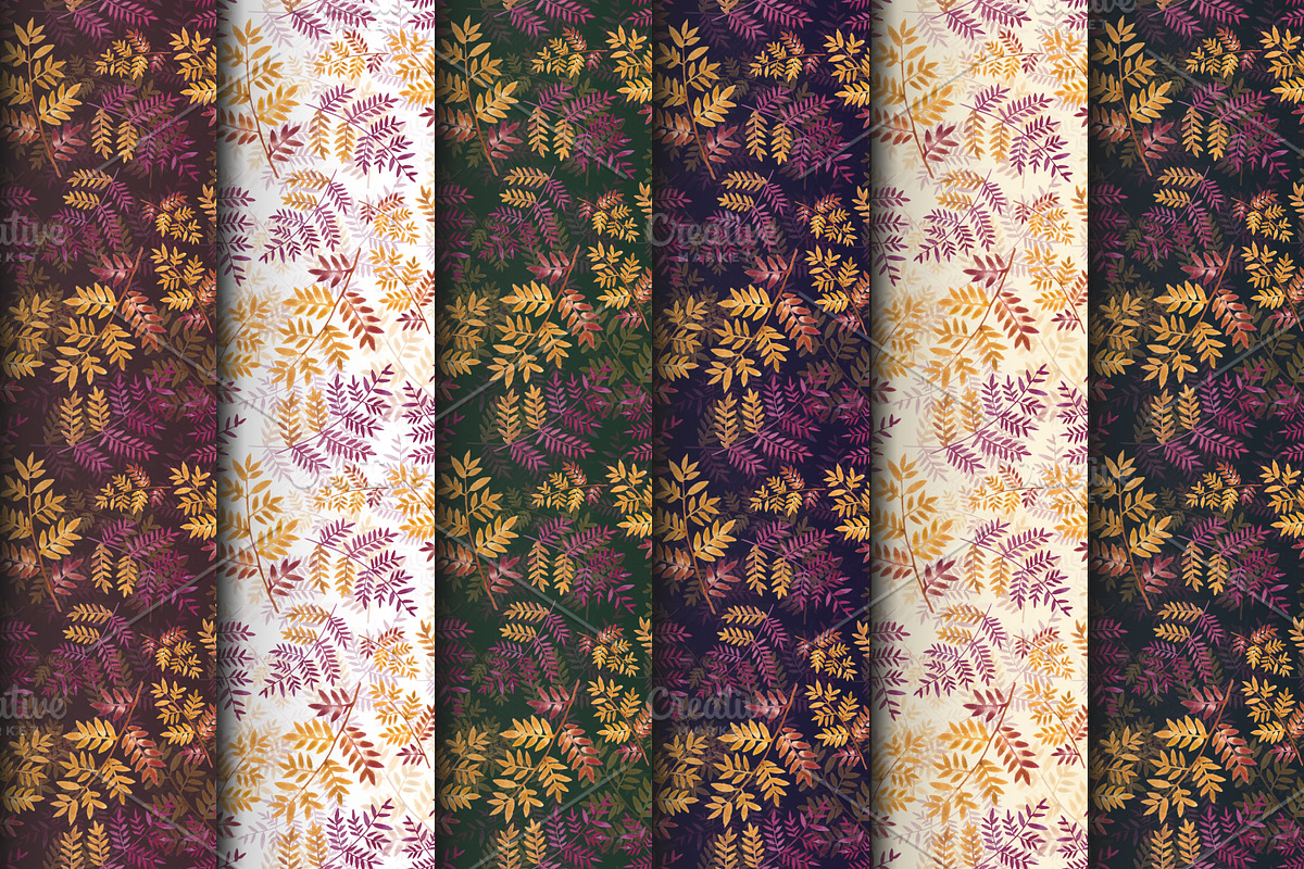 Autumn Romance seamless pattern, a Pattern Graphic by Uminoki (Photo 2 of 2)