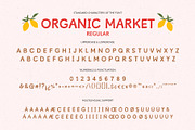 Organic Market Handmade Font, a Sans Serif Font by Kaya Fonts (Thumbnail 3 of 25)