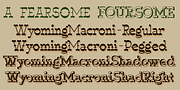 Wyoming Macroni, a Font by Ingrimayne Type (Thumbnail 5 of 5)
