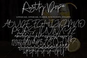 Rustty Dope, a Script Font by pineungtype (Thumbnail 8 of 10)