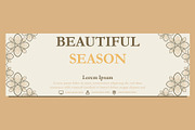 Abstract Floral Banner Template, a Marketing Template by sekitarief (Thumbnail 3 of 3)