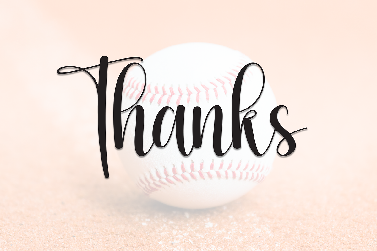 Softball | Script Font, a Handwritten Font by Scratchones (Photo 9 of 9)