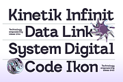 GC Exolink – Infinite Boldness, a Sans Serif Font by Glyphonic (Thumbnail 12 of 15)