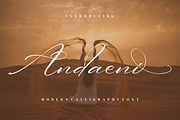 Andaeni, a Script Font by Integritype Studio (Thumbnail 1 of 11)