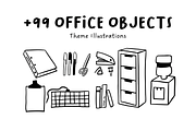 99+ Hand-Drawn Office Objects, an Object Illustration by The Journey Atelier (Thumbnail 1 of 6)