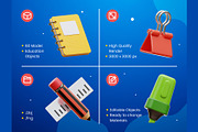 Education 3D Icons, an Object 3D Model by Rakata Studio (Thumbnail 2 of 7)