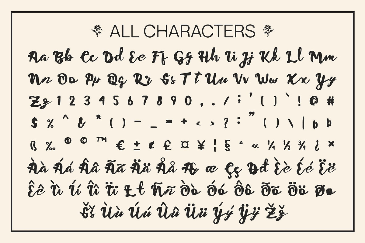 Parteys Blur, a Script Font by Craft Supply Co. (Photo 8 of 8)