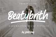 Beatybrith–HandwrittenBrushTypeface, a Handwritten Font by overlaytemplates (Thumbnail 1 of 5)