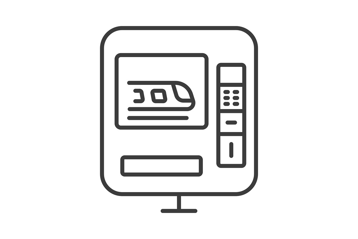 Vending machine line icon, an Outline Icon by ElineDesign (Photo 3 of 3)