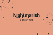 Nightmarish Serif Halloween Font, a Serif Font by Beck McCormick (Thumbnail 1 of 10)