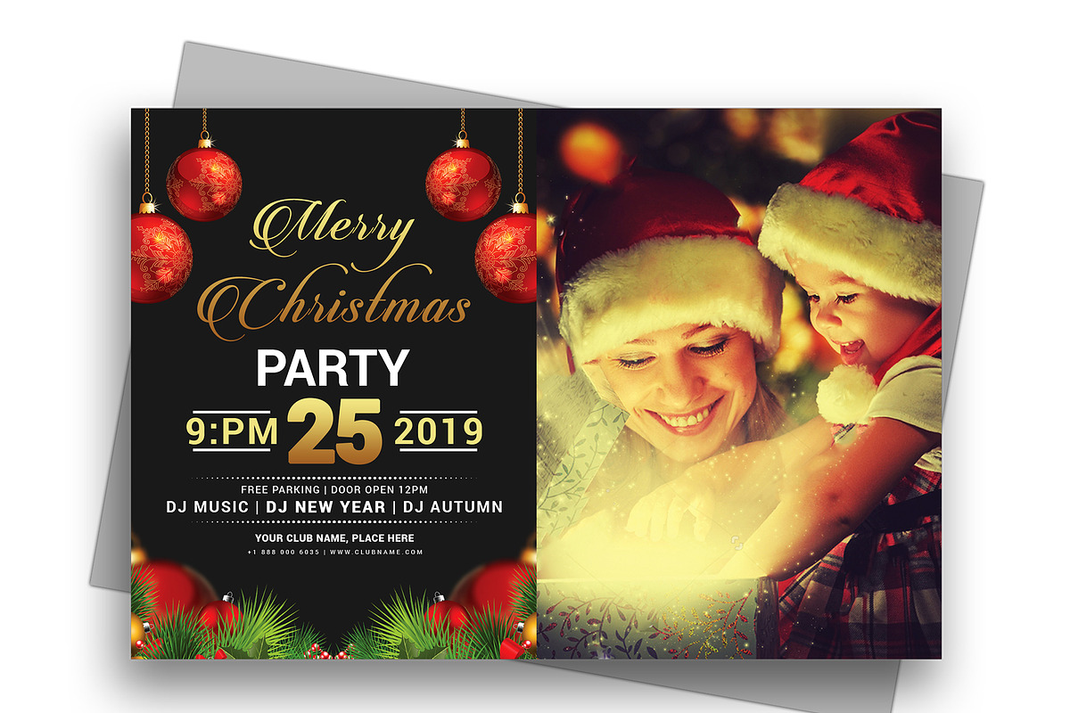 50-Christmas Flyers Bundle, a Flyer Template by AfzaalGraphics (Photo 48 of 49)