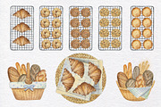 Home Bakery watercolor collection, a Food Illustration by KathrineWatercolor (Thumbnail 7 of 9)