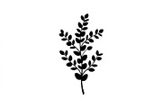 Eucalyptus Branch Silhouette Set, an Object Graphic by Creativeshirt (Thumbnail 3 of 3)