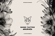 Procreate Basic Tattoo Brushes, a Brush Add-On by Spasibenko Art (Thumbnail 7 of 7)