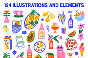 Dopamine Summer Poster Creator, an Object Graphic by ArtFM (Thumbnail 13 of 17)