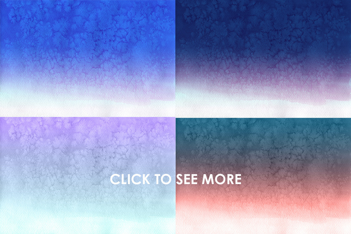 30 Watercolor Gradient Backgrounds, a Texture Graphic by ArtistMef (Photo 2 of 3)