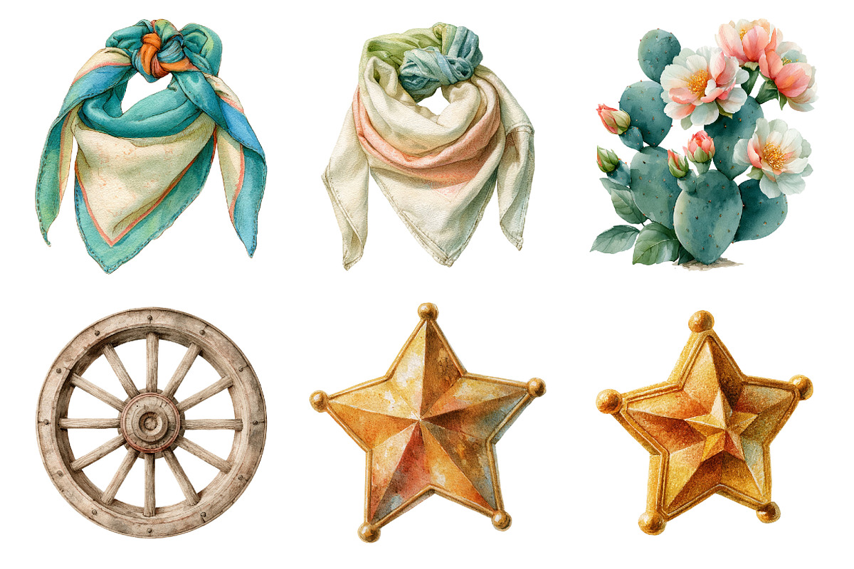 Western Clipart Bundle, a Seasonal Illustration by Daily.Designs (Photo 4 of 4)