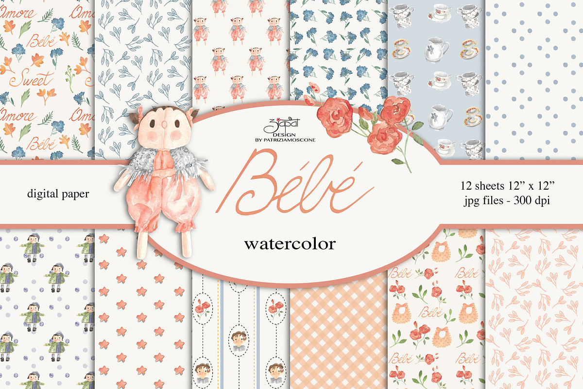 Bébé paper, an Illustration by patriziamoscone (Photo 1 of 5)