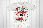Dear Santa, I Can Explain!, an Object Graphic by T-shirt Pond (Thumbnail 1 of 3)