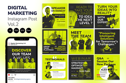Digital Marketing Agency - Vol.2, a Social Media Template by jiwstudio
