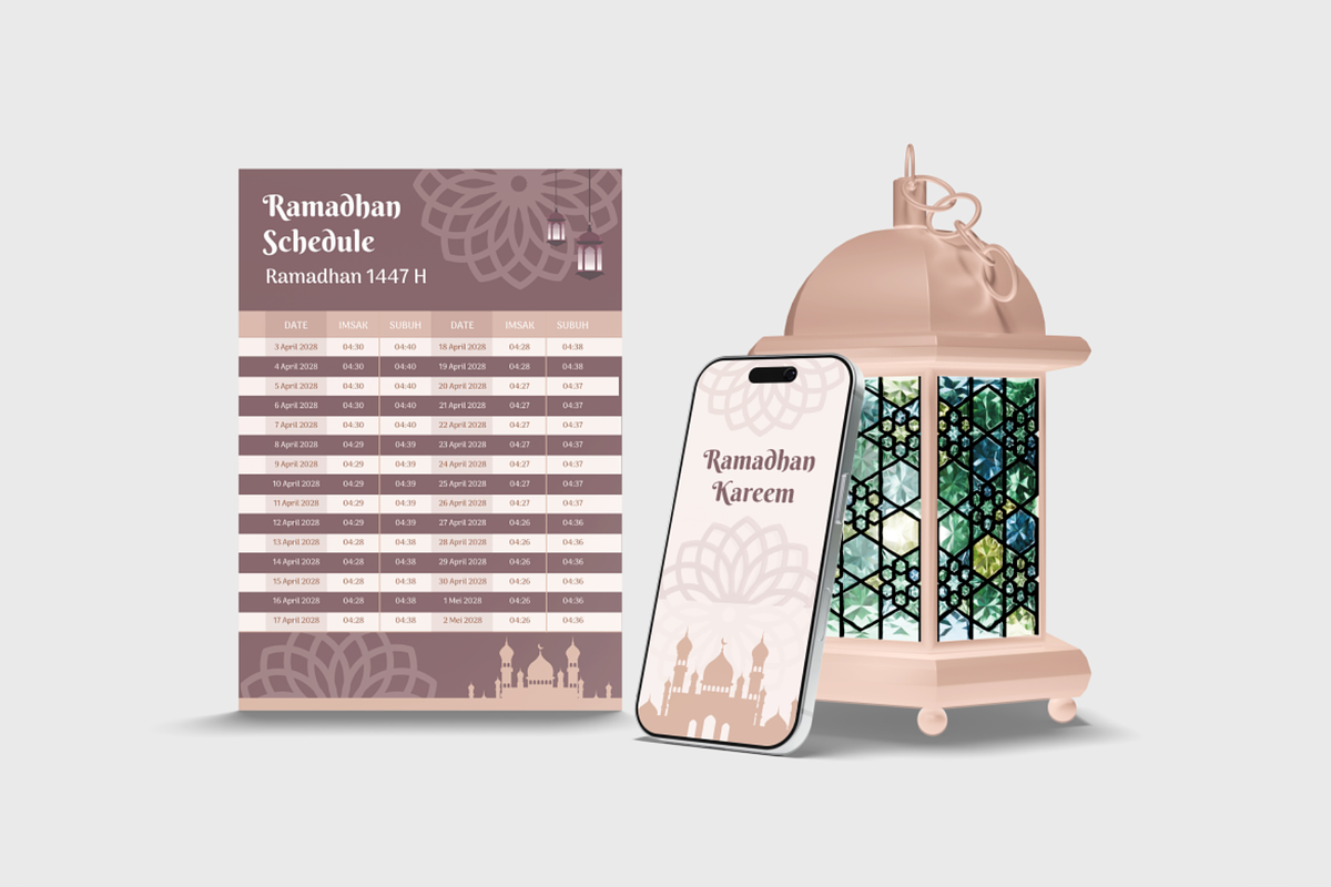 Ramadhan Concept Mockup, an Advertising Mockup by Cekal_std (Photo 4 of 4)