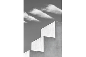Abstract White Building Structure, an Architecture Photo by Lermont51