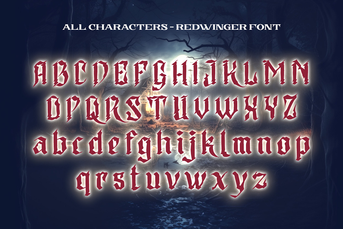 Redwinger, a Symbol Font by Ditatype (Photo 9 of 10)