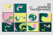 VIVID JADE Gradient Set, a Texture Graphic by angelainthefields (Thumbnail 7 of 11)