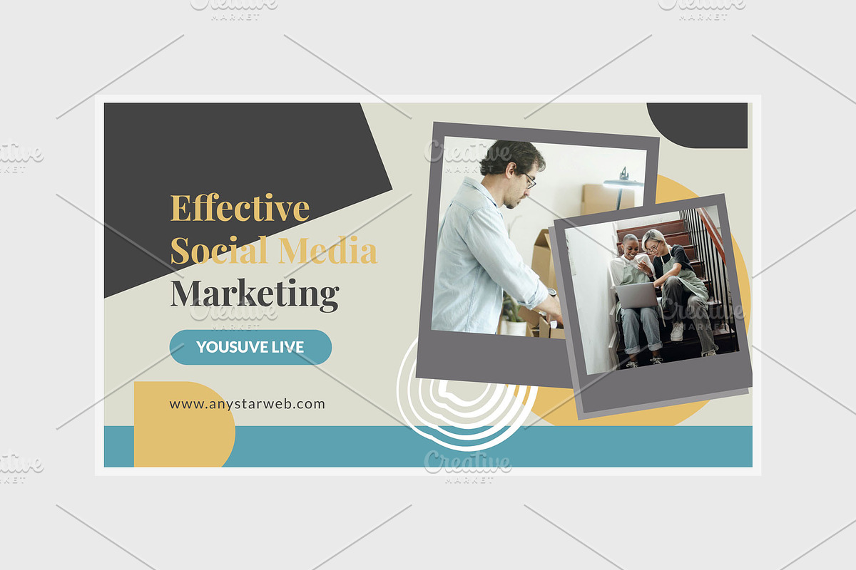 Business Youtube Thumbnail Template, a Social Media Template by hekenostudio (Photo 5 of 6)