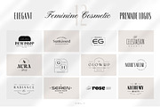 12 Elegant Feminine Cosmetic logo, a Branding & Logo Template by Jiwstudio (Thumbnail 1 of 7)