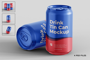 Drink Tin Can Mockup
