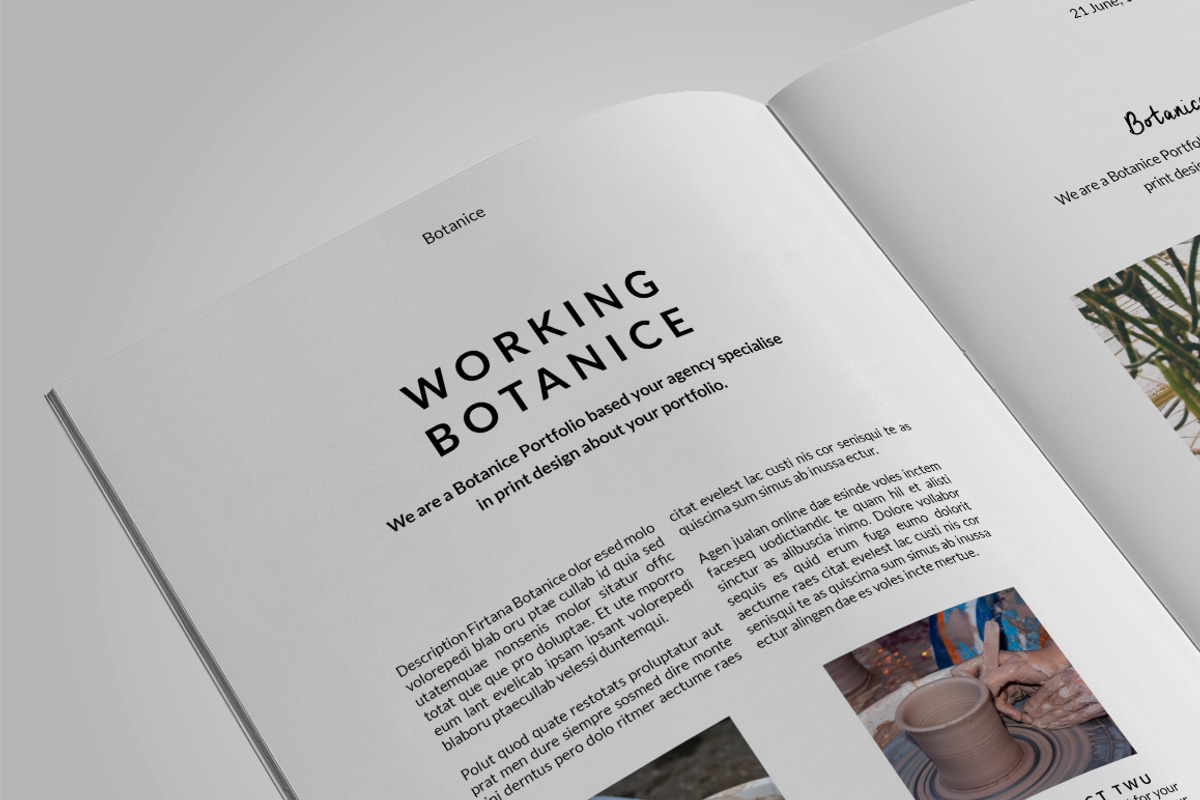 Botanice Portfolio, a Brochure Template by Firtana (Photo 10 of 14)