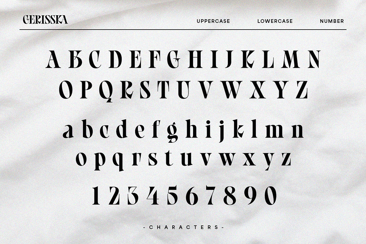 Gerisska – Elegant & Modern Stylish, a Serif Font by BrandSemut (Photo 8 of 10)