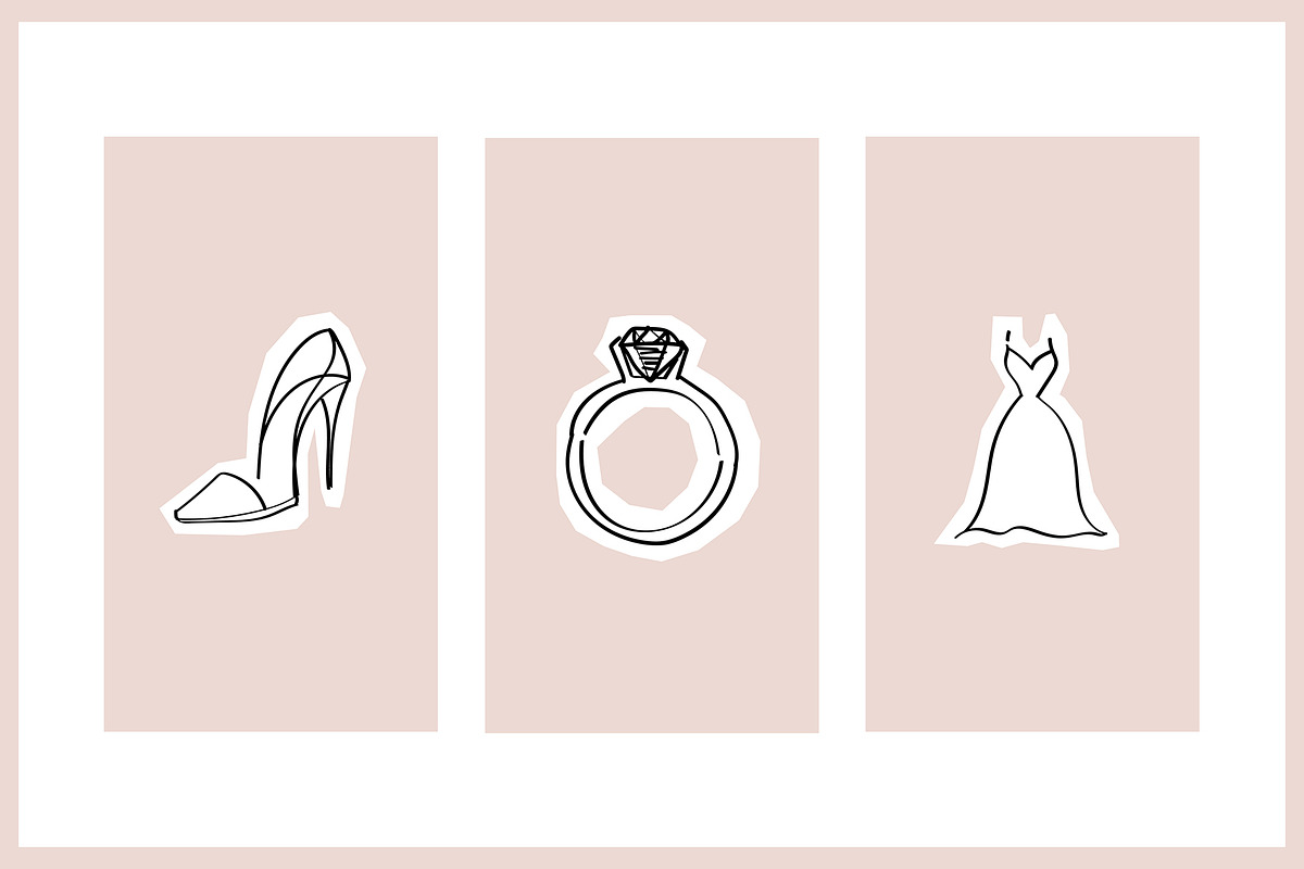 18 Instagram Stories Highlight Icons, a Social Media Template by Kristina Dubnovitskaya (Photo 3 of 6)