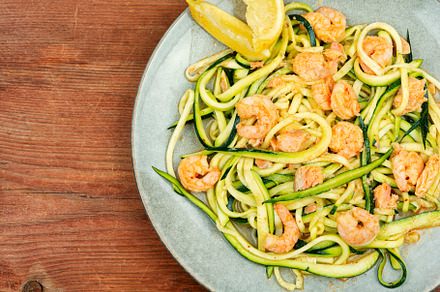 Fresh summer prawn salad, a Food & Drink Photo by MLunov MLunov