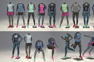 Female mannequin FULL PACK